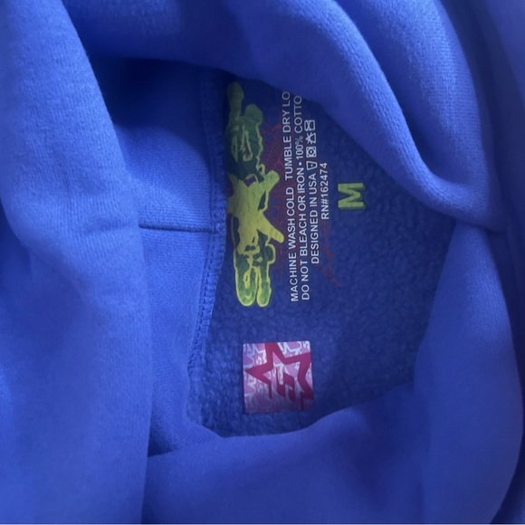 Spyder Men's Blue Graphic Hoodie - Picture 3 of 5